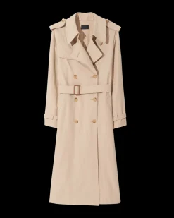 Tanner Trench Coat in Khaki