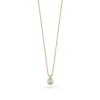 Taylor Elaine Diamond Pear Necklace in Yellow Gold