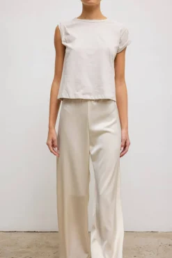 The Margo Tee in Cream