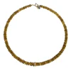 Topaz Necklace with Diamond Rondel