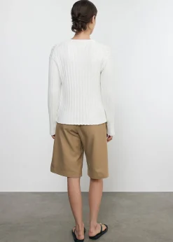 Twill Bermuda Short in Fatigue