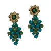 Uva Tassel Earrings in Teal