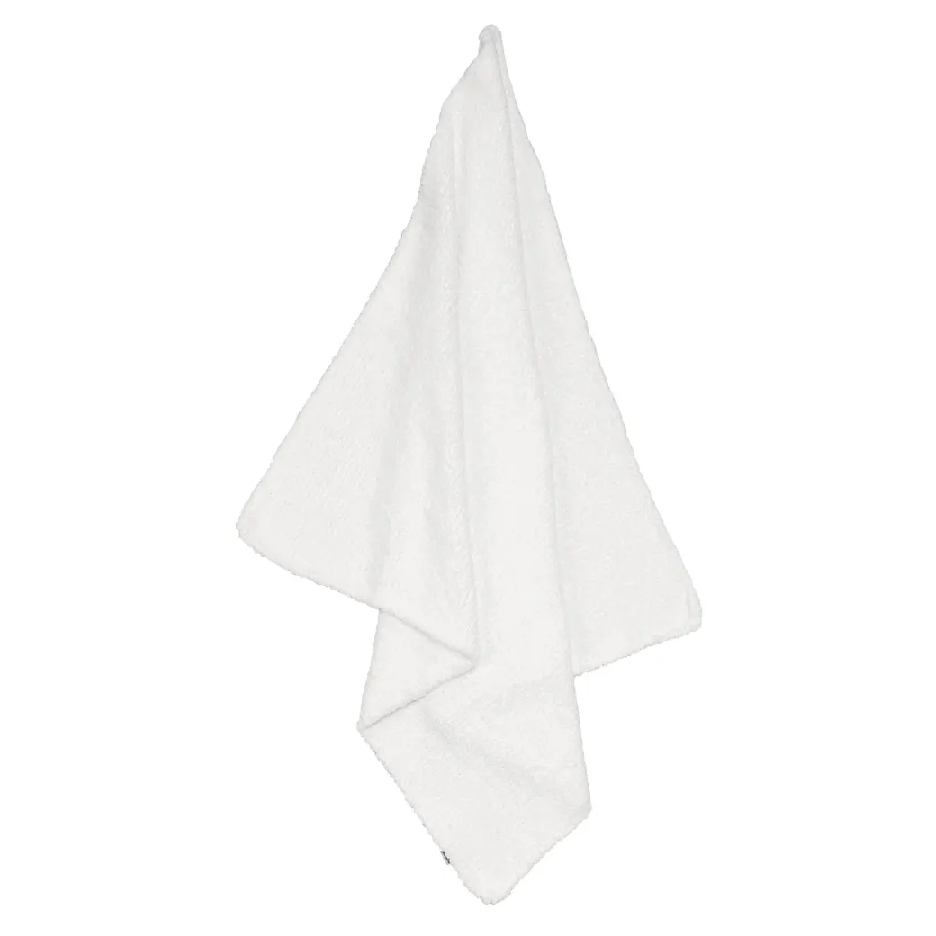 White Chenille Blanket